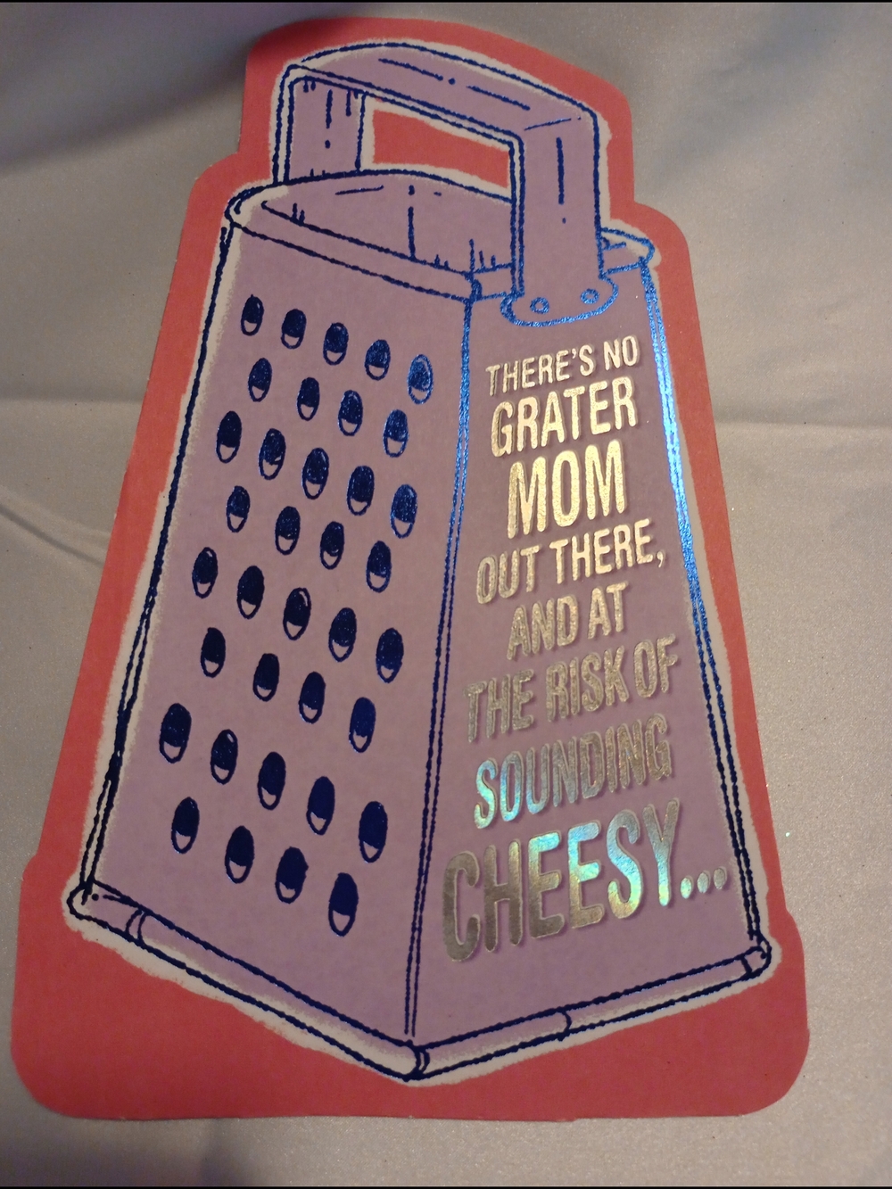 American Greetings Pink and Purple Mothers Day Card, Funny